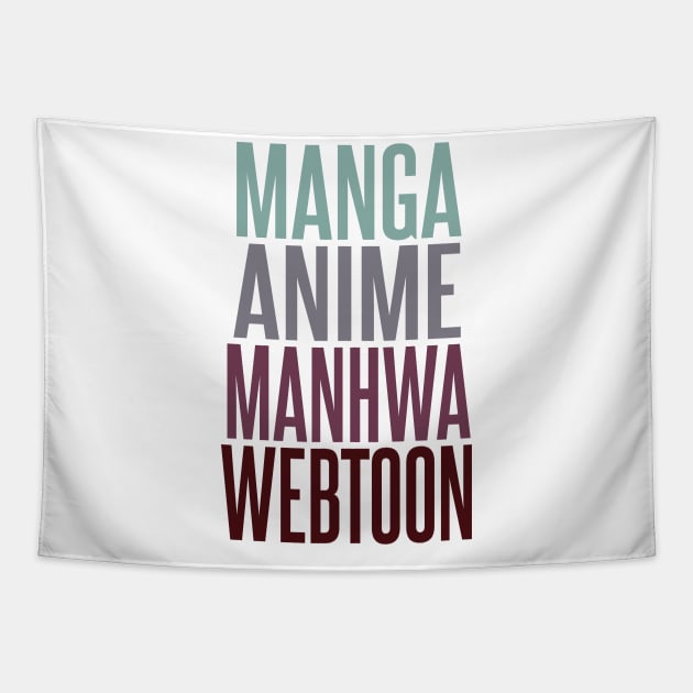 Manga - Anime - Manhwa - Webtoon Tapestry by TahudesignsAT