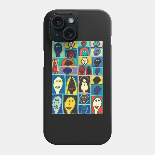 A Collection of Odd Folk Phone Case by JaySnellingArt