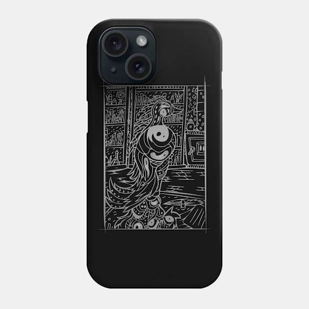 Nobel Bird in Study Phone Case by BrokenGrin