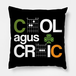 Ceol Agus Craic - Music and Craic in Guitar Chords Pillow