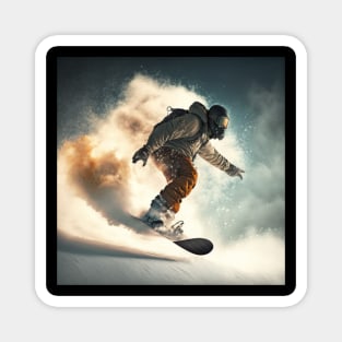 Snowboarder Magnet