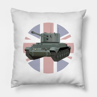 Challenger WW2 British Tank Pillow