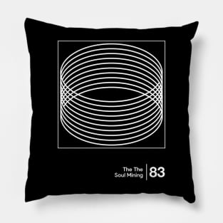 Soul Mining - Minimalist Artwork Design Pillow