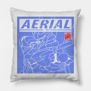 Aerial Blue Line Pillow