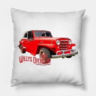 1950 Willys Overland Jeepster Convertible Pillow