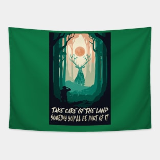 take care of the land Tapestry