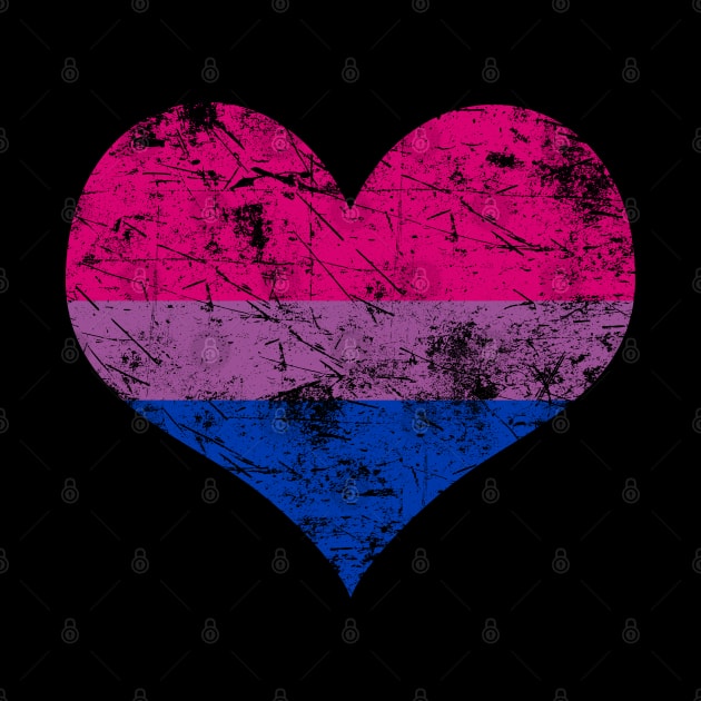 Bisexual Pride Heart Flag by BrightGift