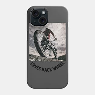 LOVES Back Wheel (biker on foot) Phone Case