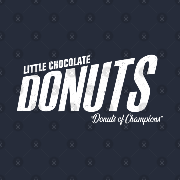 Little Chocolate Donuts "Donuts of Champions" John Belushi T