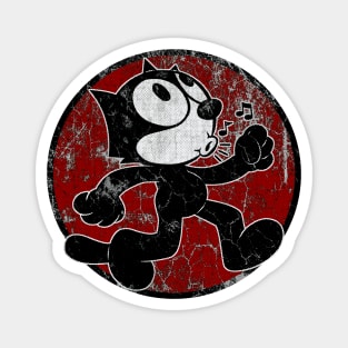 Felix The Cat Retro Halftones Vintage Magnet