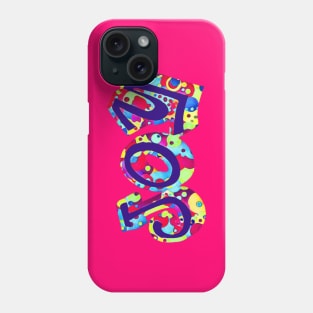 Colorful Joy Typography Art Phone Case