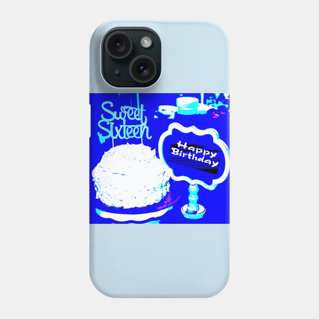 Happy Birthday Sweet Sixteen Phone Case by Shell Photo & Design