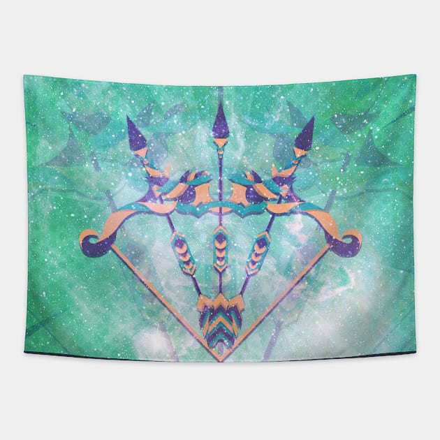 Sagittarius Zodiac Horoscope Astrological sign 4 Tapestry by Gemini DayDreamer