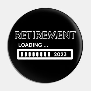 Retirement Loading 2023 Pin