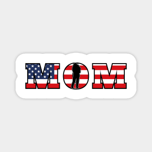 American Flag Mom Magnet