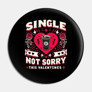 Solo Celebration: Embracing Singlehood Pin