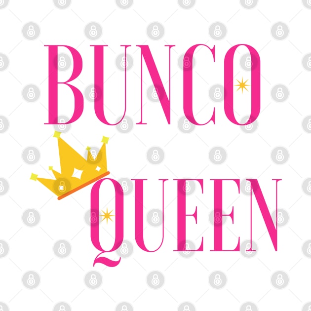 Bunco Queen Dice Game Night Funny Shirt Hoodie Sweatshirt Mask by MalibuSun