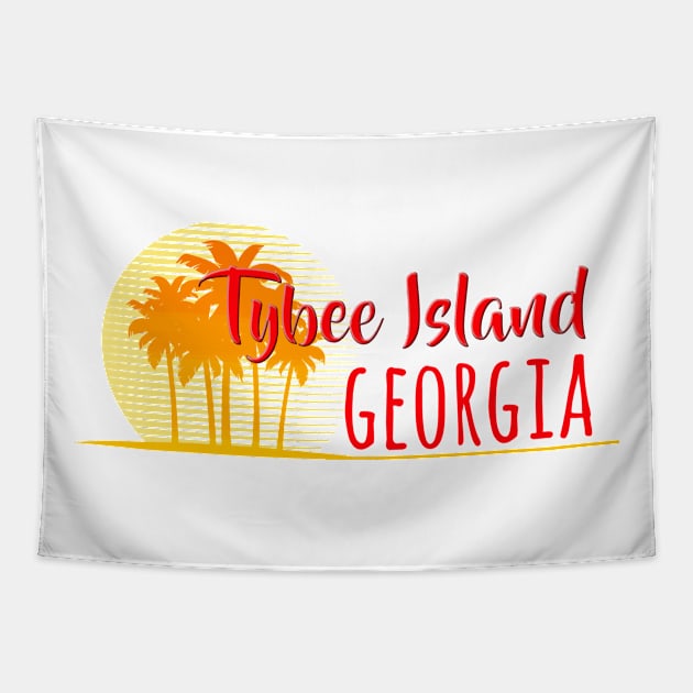 Life's a Beach: Tybee Island, Georgia Tapestry by Naves