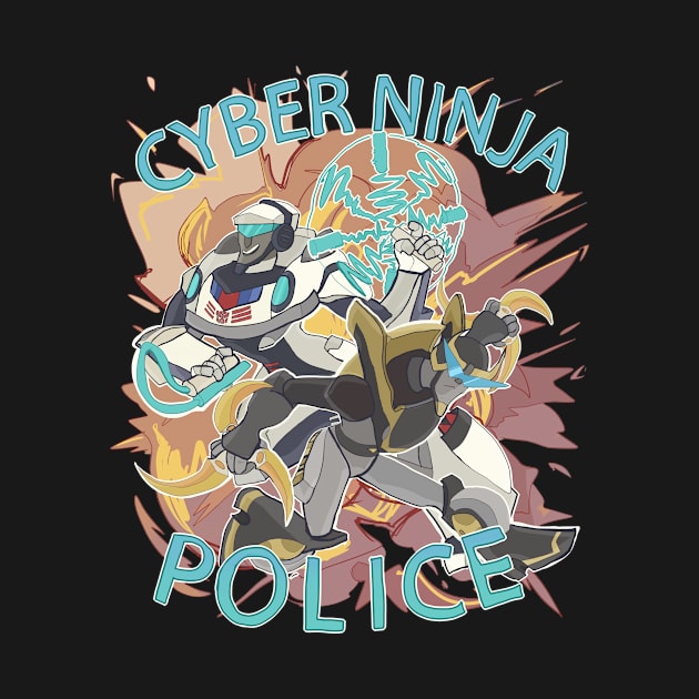 Cyber ninja police by charliedzilla