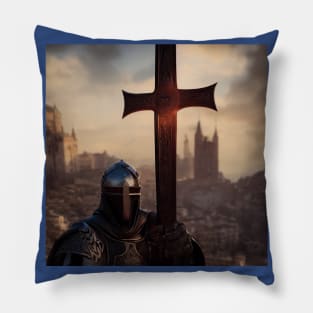 Knights Templar in The Holy Land Pillow