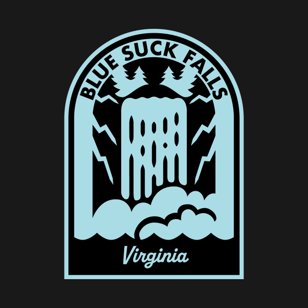 Blue Suck Falls Virginia by HalpinDesign