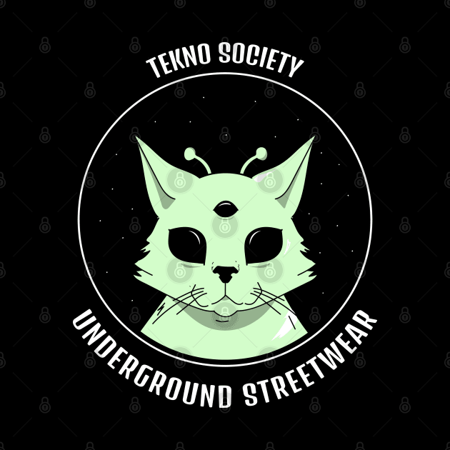 TEKNO Society Cat by T-Shirt Dealer