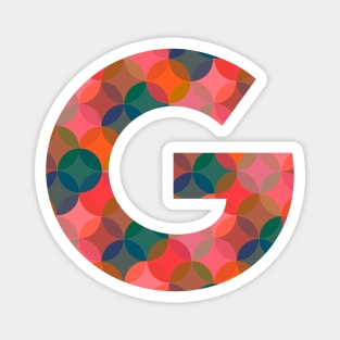 Letter G Initial Magnet