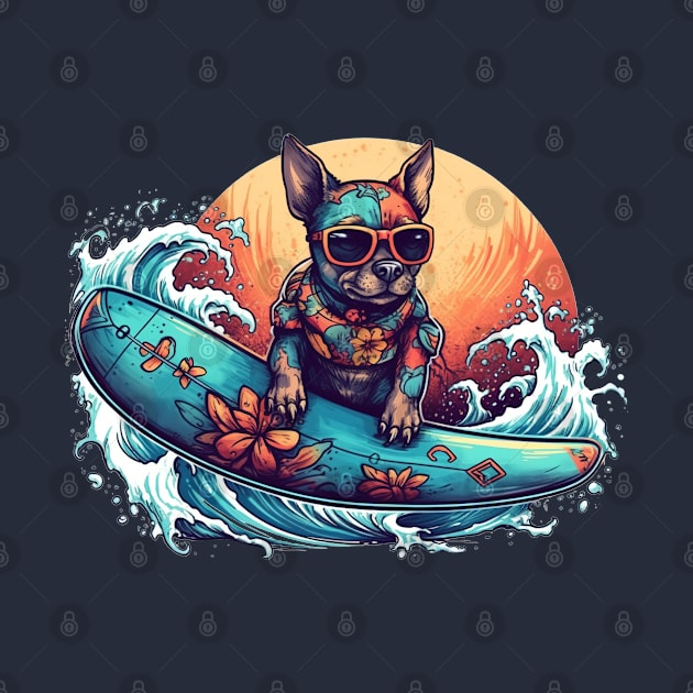 Dog Surfer by CreativeJourney