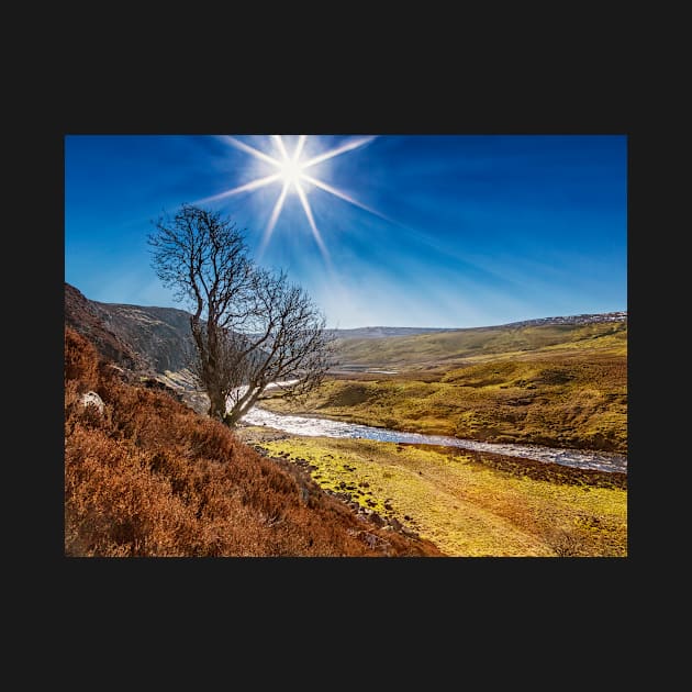 Cronkley Scar and The Tees by Reg-K-Atkinson