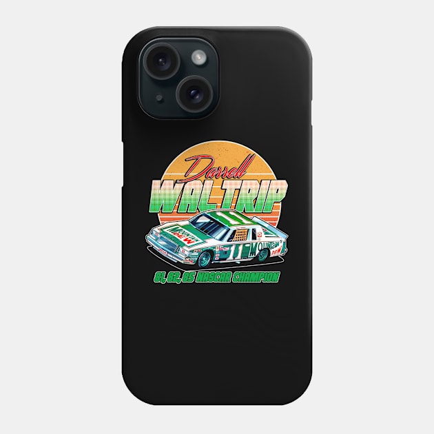 Darrell Waltrip Champion Phone Case by stevenmsparks