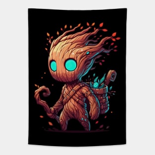 Forest Tree Spirit Mage Wizard Tapestry