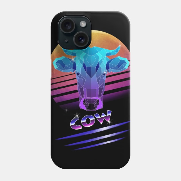 Cyberpunk Cow Phone Case by Jay Diloy