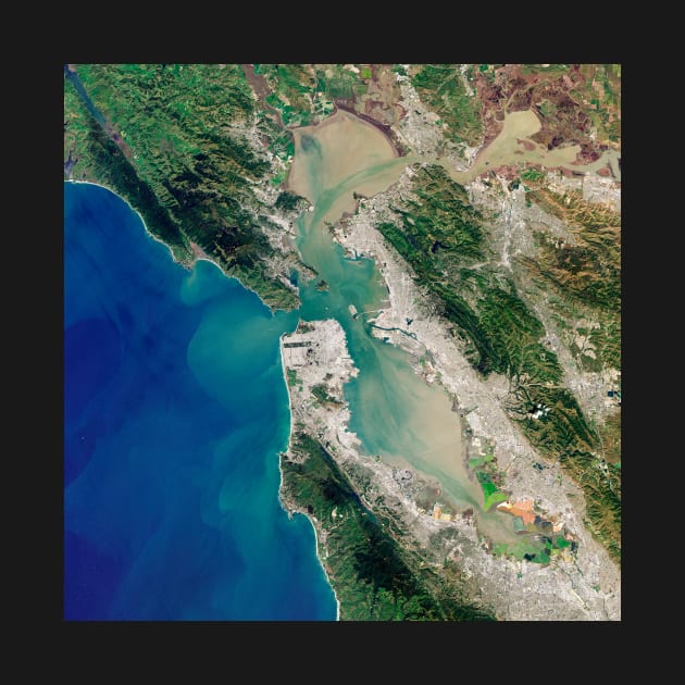 San Francisco Bay, USA, satellite image (C023/4276) by SciencePhoto