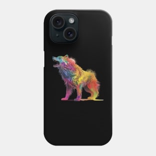 Beware The Rainbow Wolf Phone Case