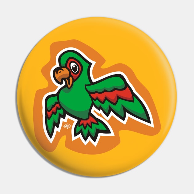 Little Parrot Pin by MBK