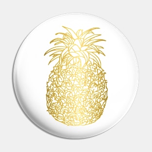 Gold Pineapple Design Pin