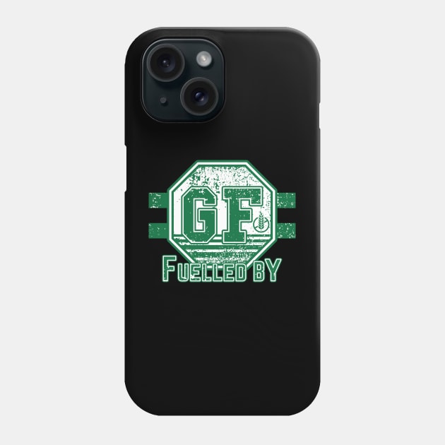 Fuelled by Gluten Free (green) Phone Case by dkdesigns27