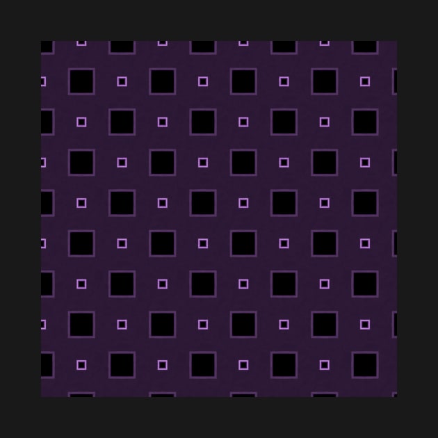 Black squares on purple by Uniquepixx