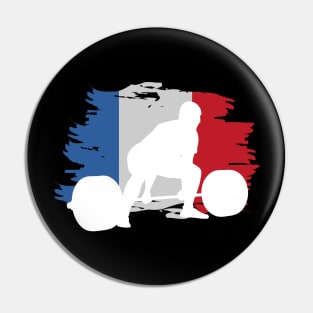 French Flag Deadlift - Powerlifting Pin