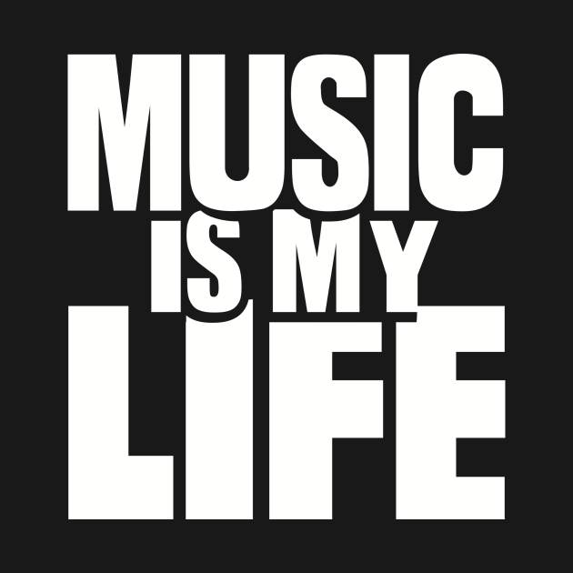 Disover Music is my life - Music - T-Shirt