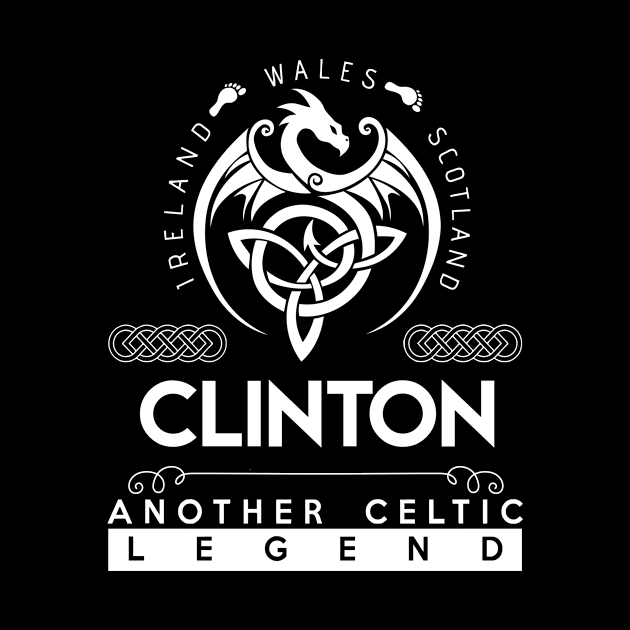 Clinton Name T Shirt -  Team Clinton Lifetime Member Legend Name Gift Item Tee by yalytkinyq