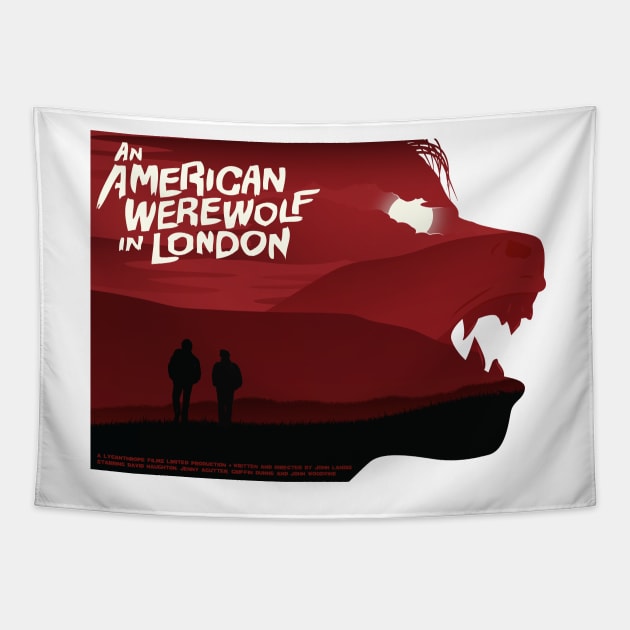 An American Werewolf in London Tapestry by renduh