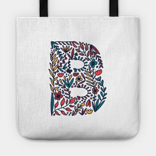 Tropical Letter B Tote