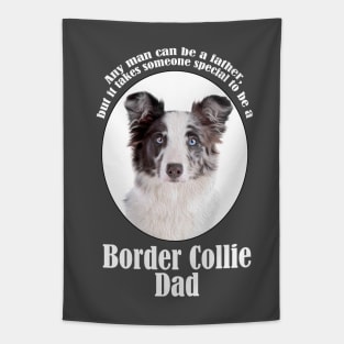Border Collie Dad Tapestry