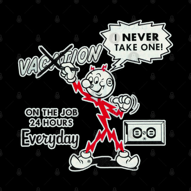 VOCATION I NEVER TAKE ONE - Electricity Will Kill You - Phone Case