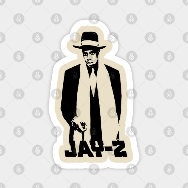 Jay z t-shirt Magnet by Kutu beras 