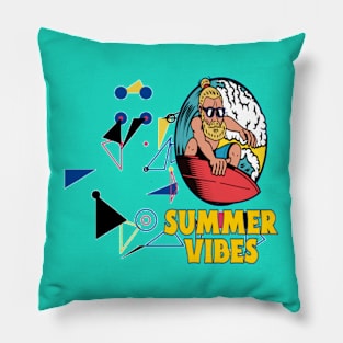 Summer Surfing Pillow