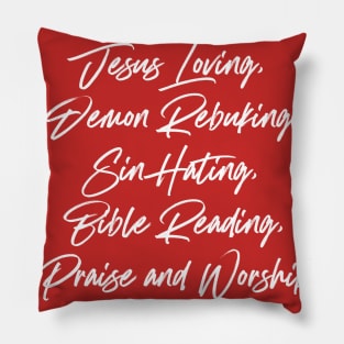 Christian State of Mind Pillow