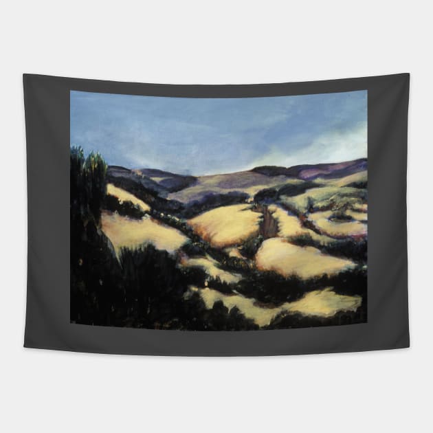 california hills Tapestry by AmyKalish