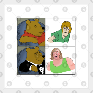 Winnie The Pooh Meme Posters And Art Prints Teepublic